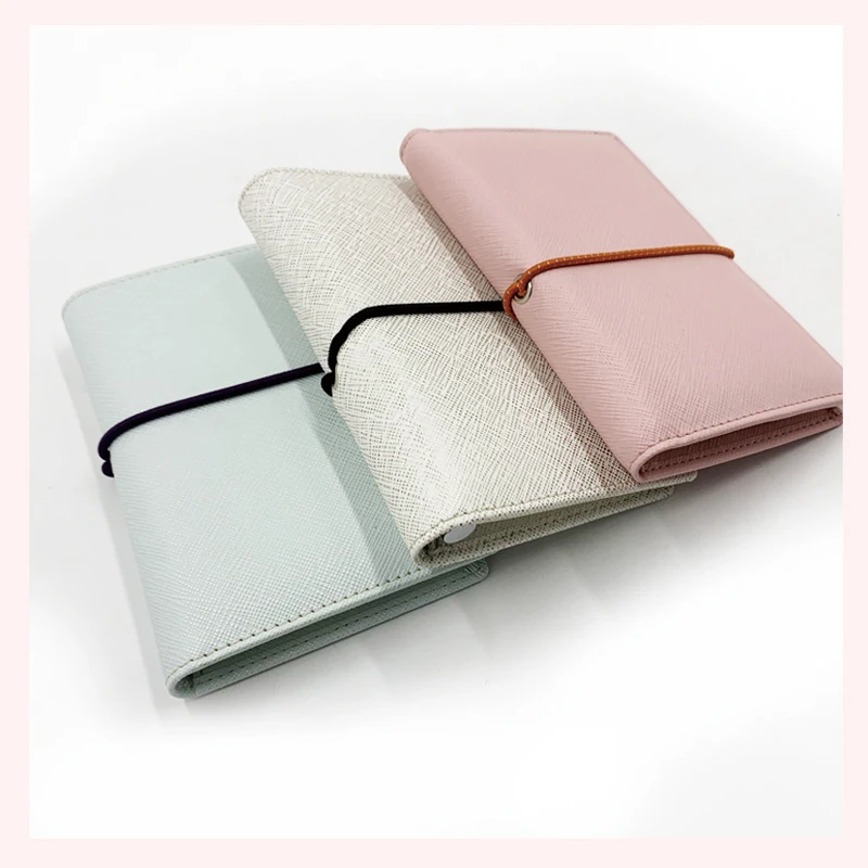 New arrivals PU leather travel planner journal portable notebook with pen holder