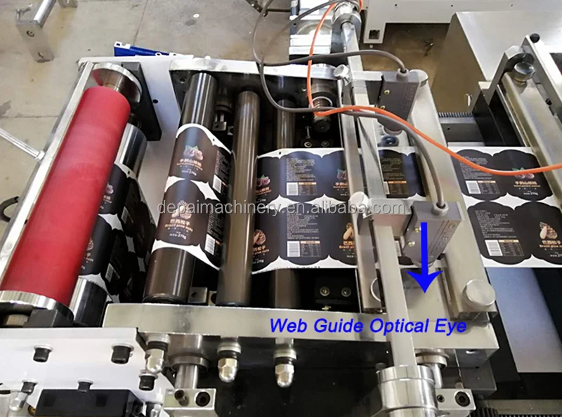 Automatic Roll to Roll Sticker Label Flat Die Cutter Cutting Machine ...