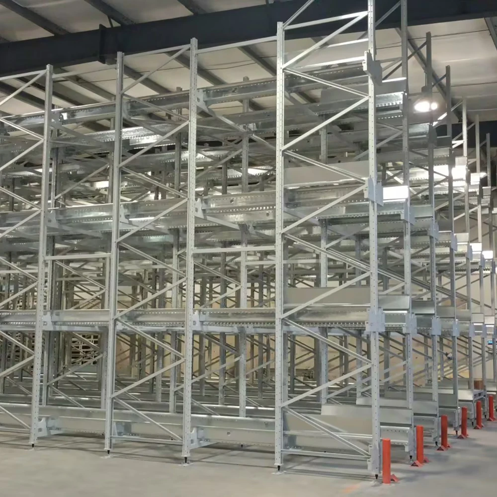 Adjustable Automatic Warehouse Storage Pallet Shuttle Racking System ...