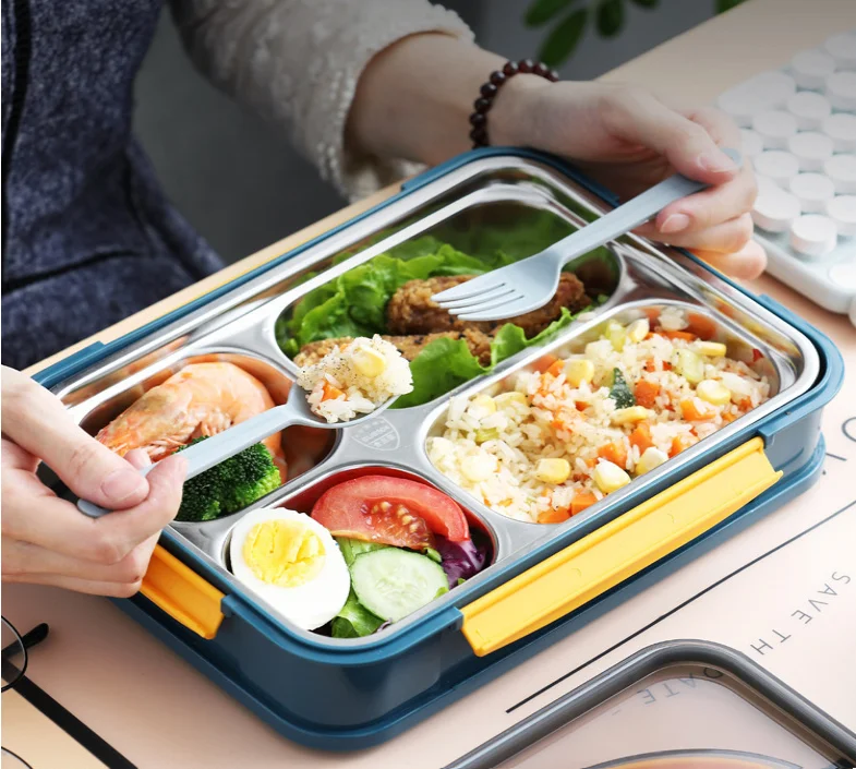 Hot Selling 304 Stainless Steel Lunchbox Heated Microware Safe Large ...