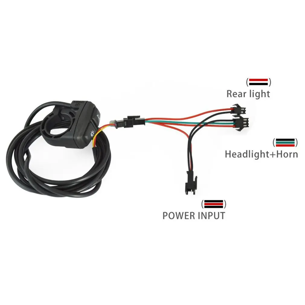 Universal Electric Bike Scooter Light Switch Ebike Lamp And Horn Switch