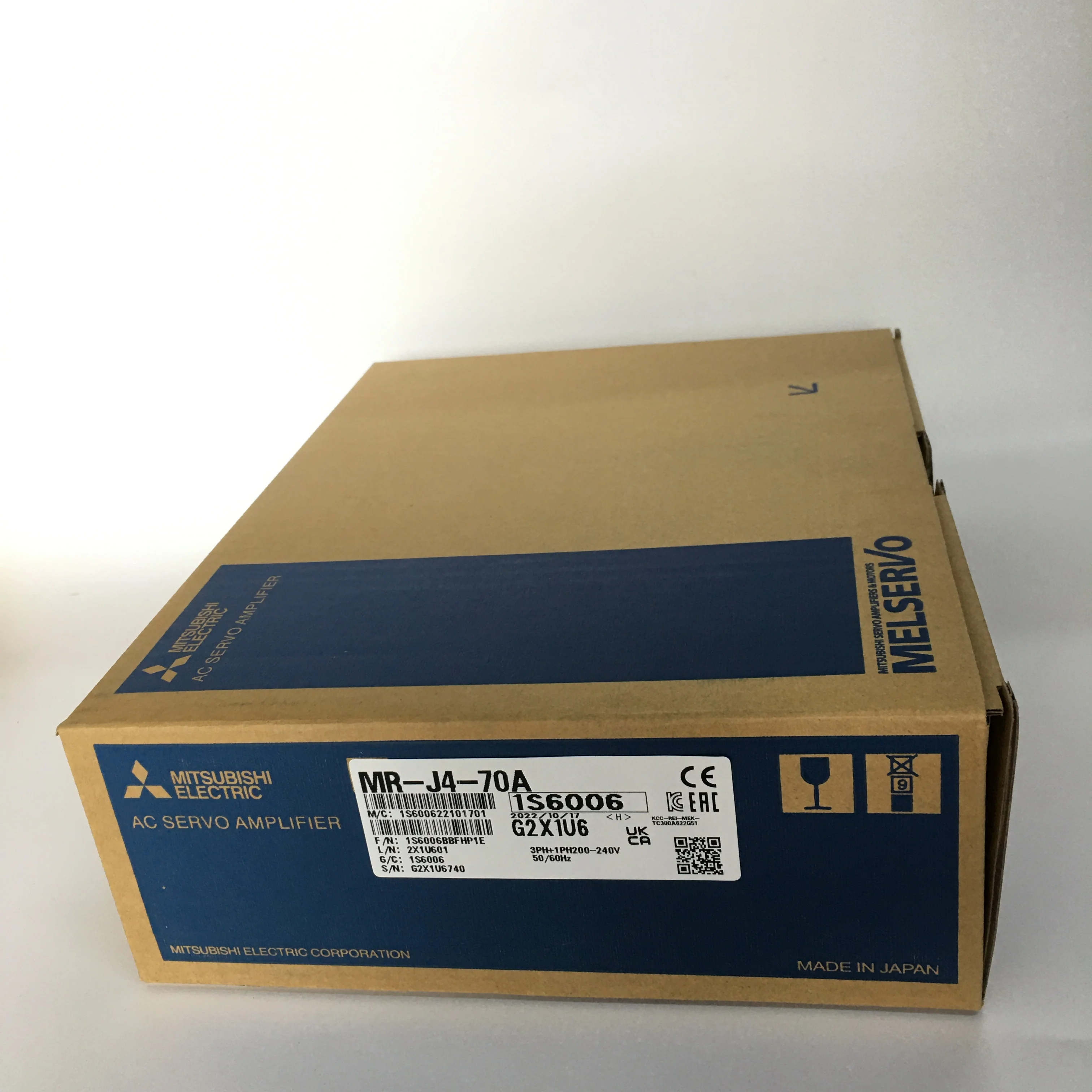 Mitsubishi AC servo amplifier MR-J4-70A Mitsubishi AC servo amplifier MR-J4-70A