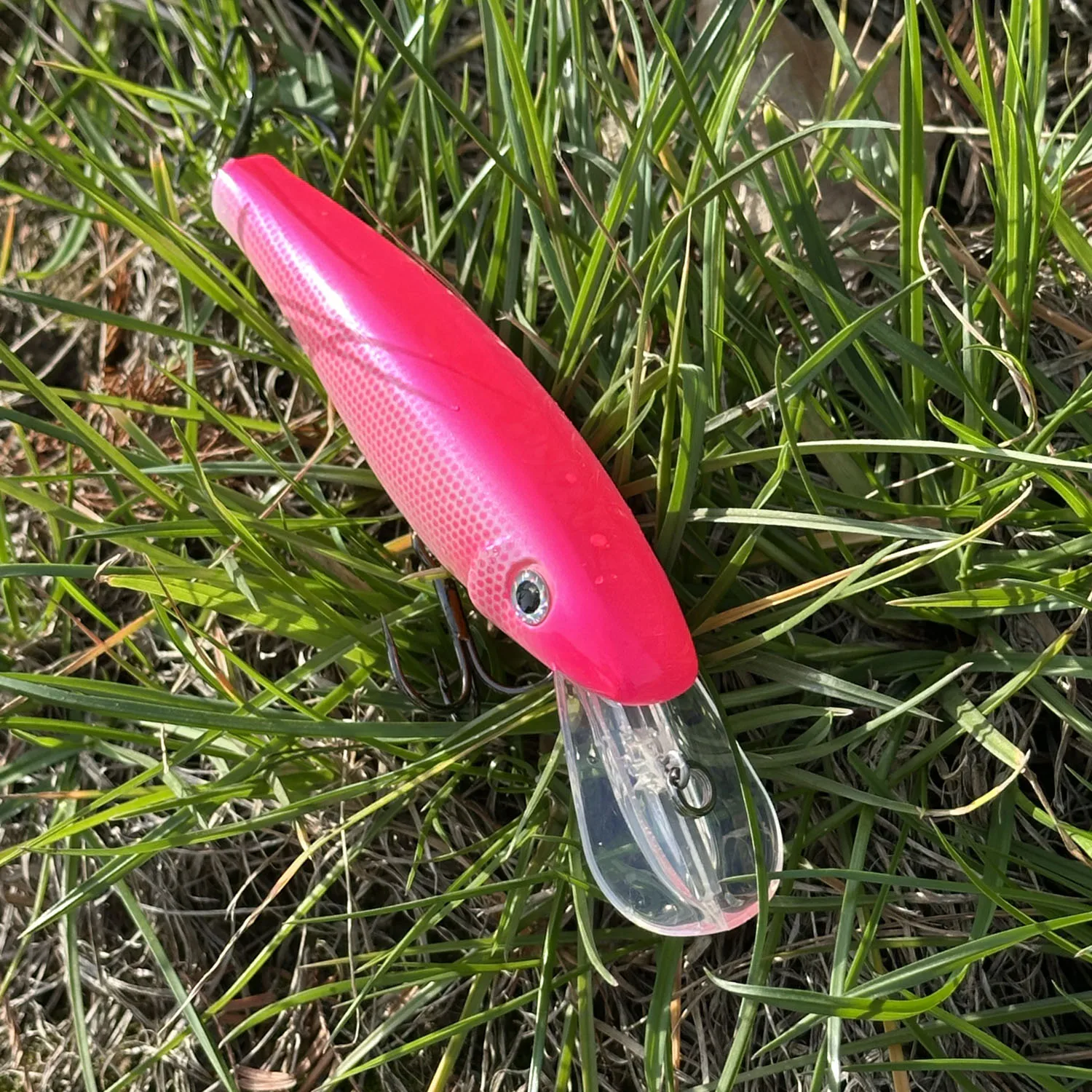 crazy japanese fishing lures Frot-pink 3D Eye Big Wobbler Fishing Lure