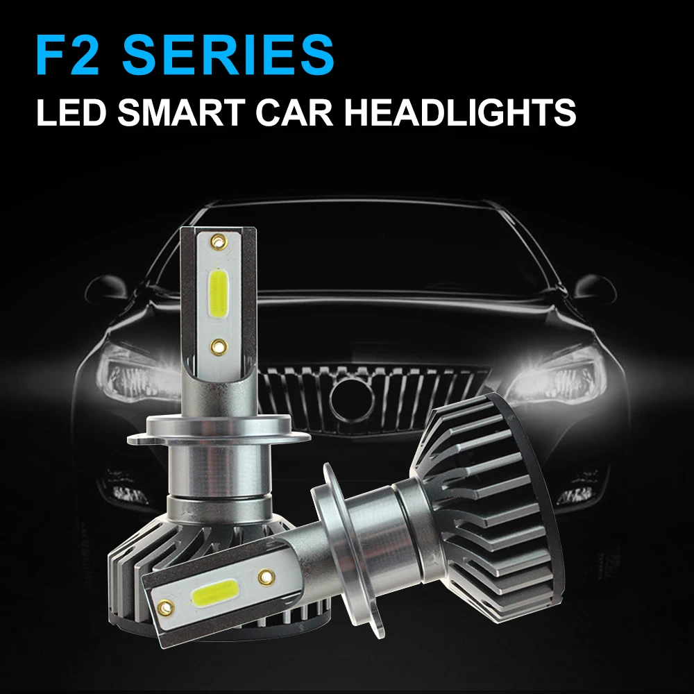 POPNOW Высокий люмен P1 H4 H13 9004 9007 Светодиодные Автомобильные фары ближнего света для мотоциклов Фары Лампы 80 Вт 8000LM DOB чипы