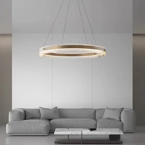 Light Luxury Modern Glass Chandelier for Living Room Dining Room Bedroom Creative Fashion Design with High-End up Light Lamp