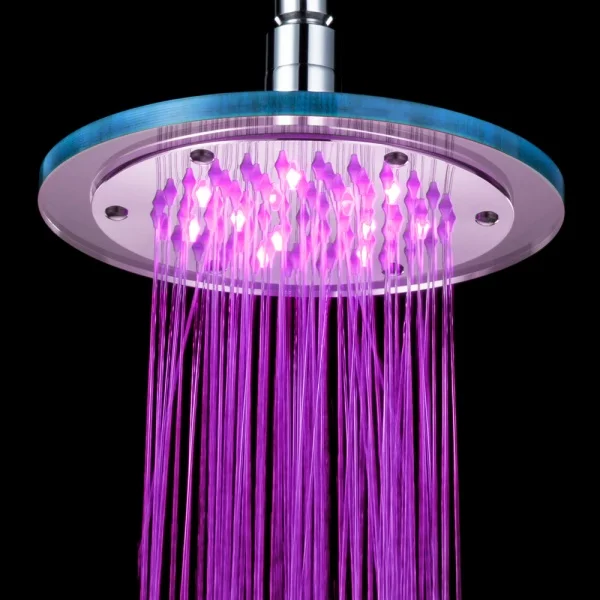 Hot Selling LED Color Changing Water Saving stainless steel Shower Head