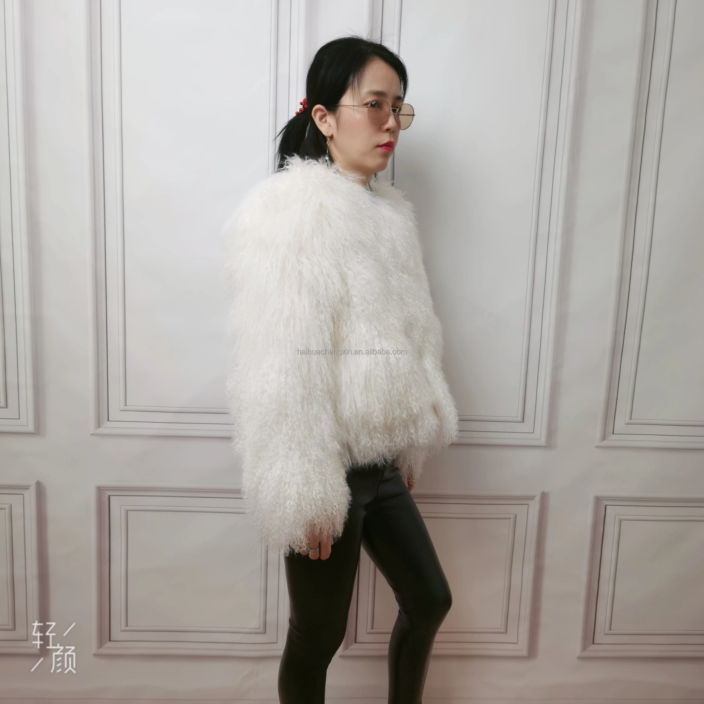 Haute L'Amitié - Tibet Fur Jacket HL10275 - Off-White main image 0