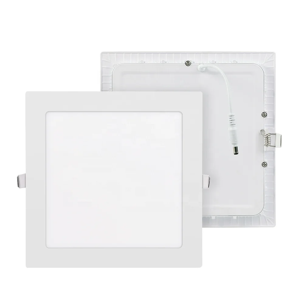 225 мм комнатный панельный светильник 4 дюйма 9 ватт 6 дюймов 12 ватт 6 ватт круглый квадратный утопленный затемняемый тонкий светодиодный панельный светильник