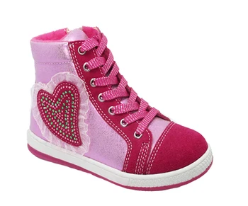 Pretty fashionable footwear for 4 to 7years old girls, kids customized factory brand stylish shoes