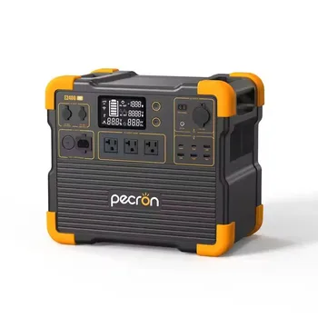 Pecron 2400W E2400LFP LiFePO4 Battery Station Portable Solar Generator Carnival Mobile Charging Hub