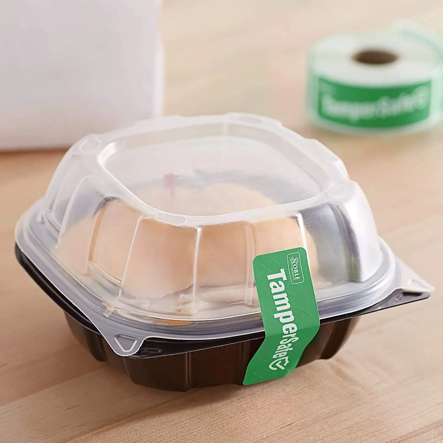 Custom Fast Food Bag Label Security Seal Sticker Tamper Evident Takeaway Packaging Label for Take Out Container Food Box