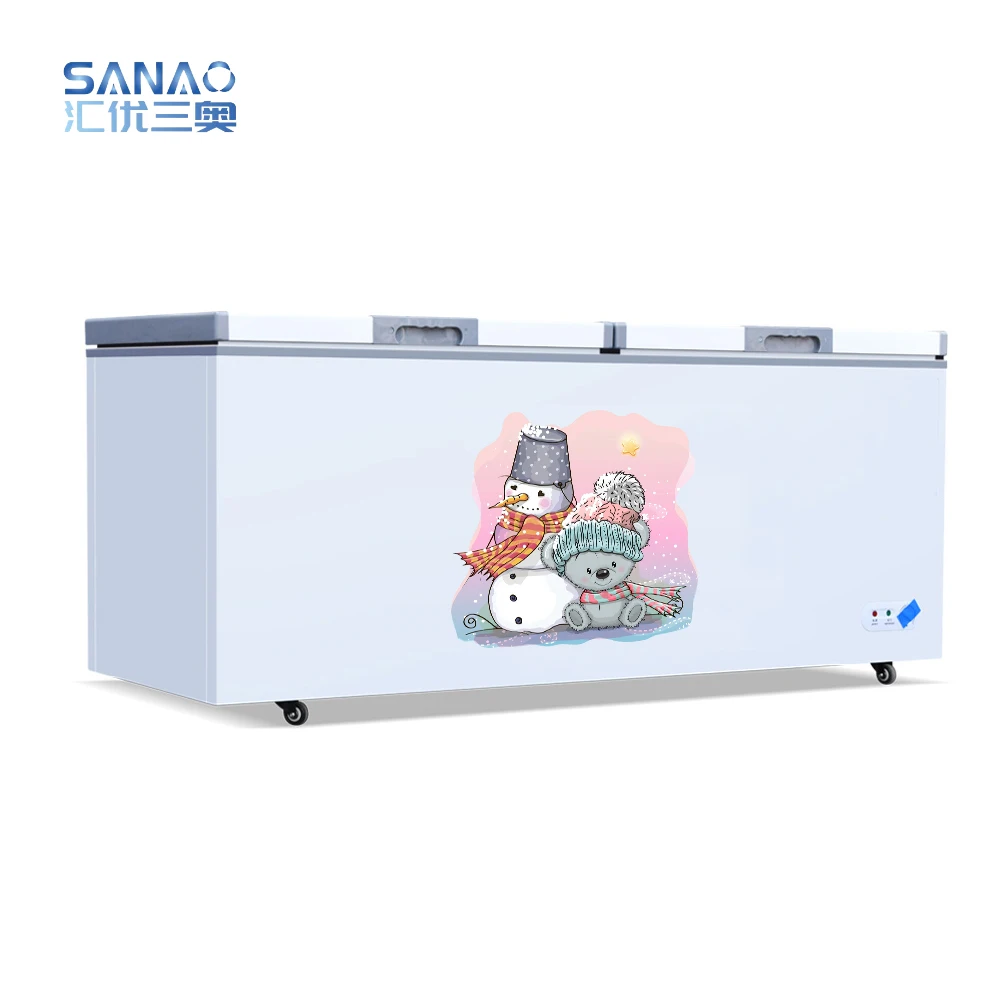 Commercial Deep Chest Freezer Commercial Big Supermarket Deep Freezer
