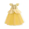 Vestido de princesa amarillo