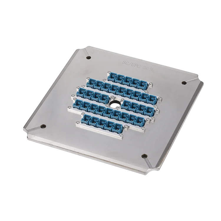 174*174*26mm Fiber Optic Polishing Fixture with 1.5 kgs Weight and Insertion Loss ≤0.20dB for SC UPC Connectors