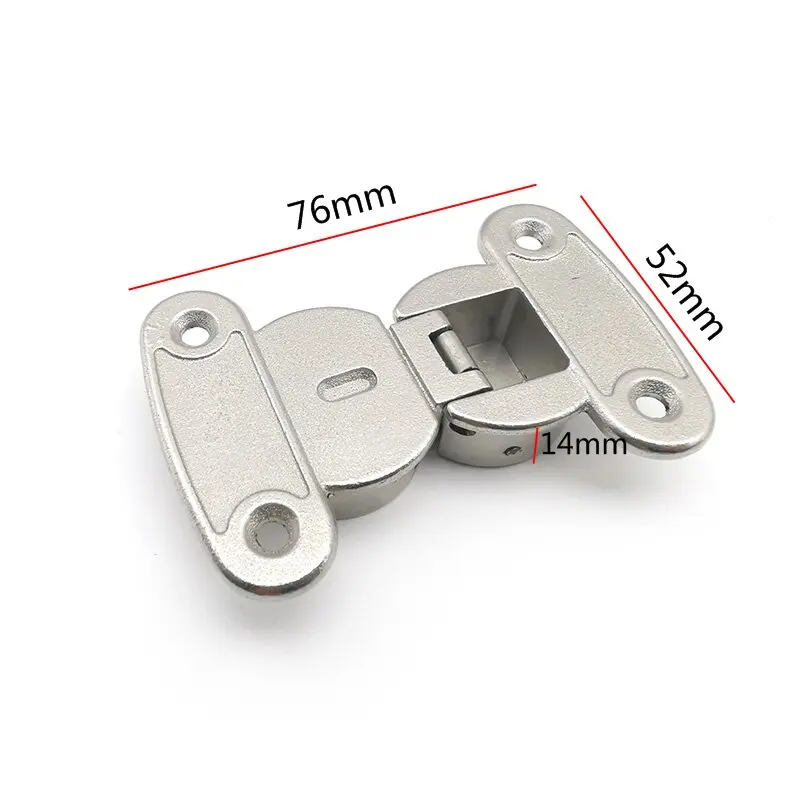 Half Round Row Double Cup up and Down Door 90 Degree Folding Hinge Cabinet Hidden Hinge Zinc Alloy Hidden Hinge