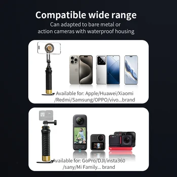 Underwater Buoyancy Selfie Stick Rod Floating Hand Grip Quick Release Mobile Phones Buoyancy Bars product image