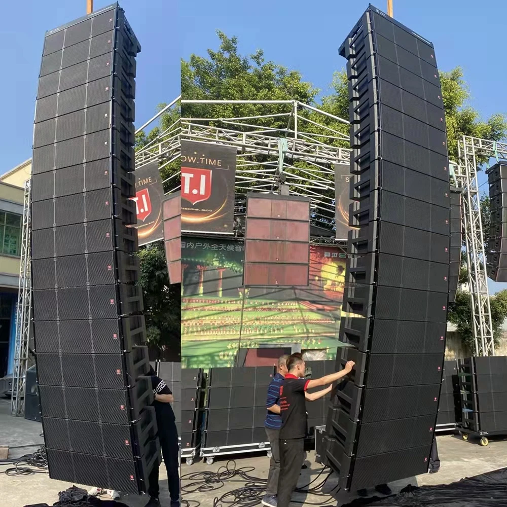 Sound Line Array Dual 12 Inch Line Array Speakers Sound System Big Events Outdoor  Line Array Speaker Design Pro Stage Speaker