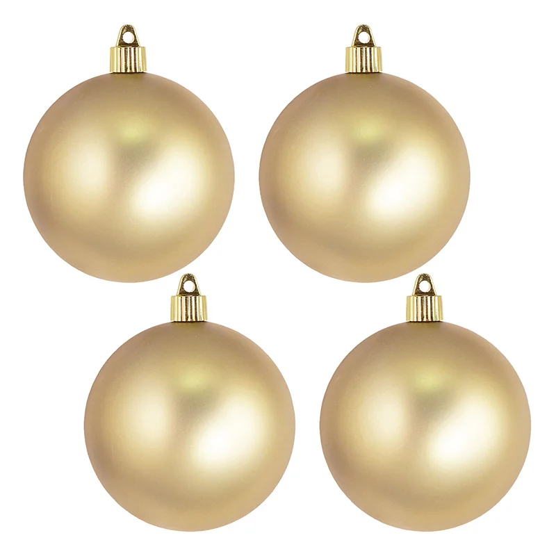 Wholesale 80 mm hollow clear matte bright gold glass craft xmas ball blank hanging ball christmas tree bauble ornaments gifts