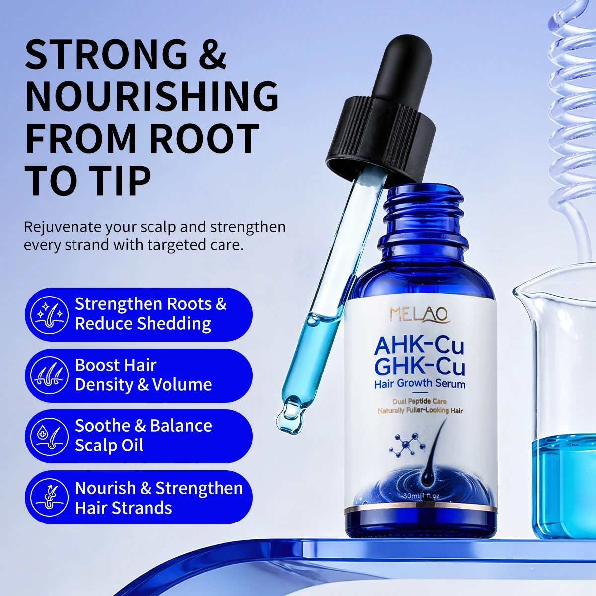 ghk cu dht blocker GHK-Cu Topical Spray Private Label Natural Scalp Treatment