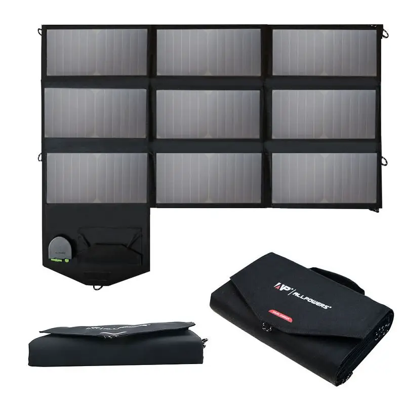 60W Faltbares Solarmodul Solarpanel Ladegerät für 18V 12V RV Auto Bootsbatterie 