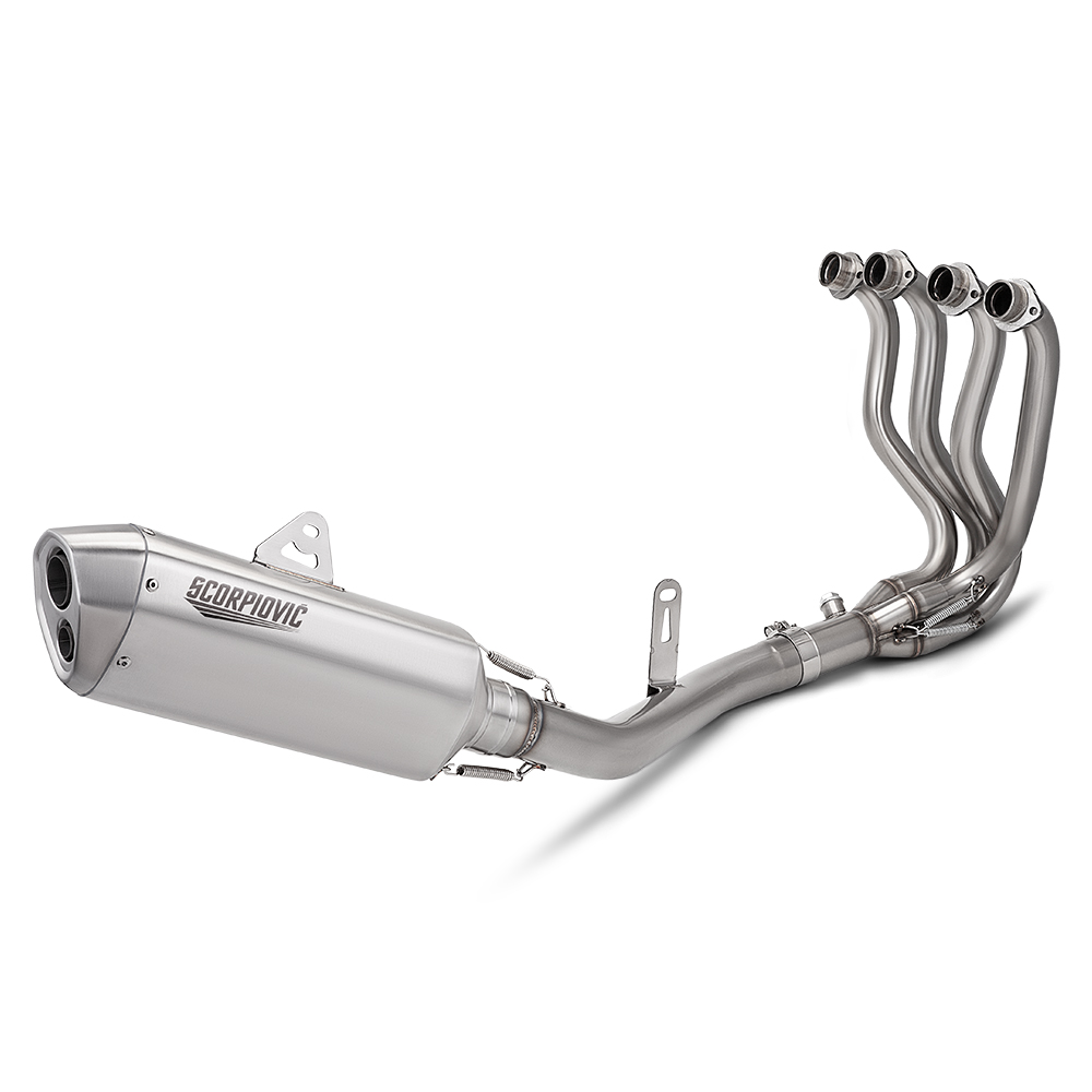 For ZXMOTO 550RR ZX-550R ZX550RR Slip-On Exhaust Muffler, Full