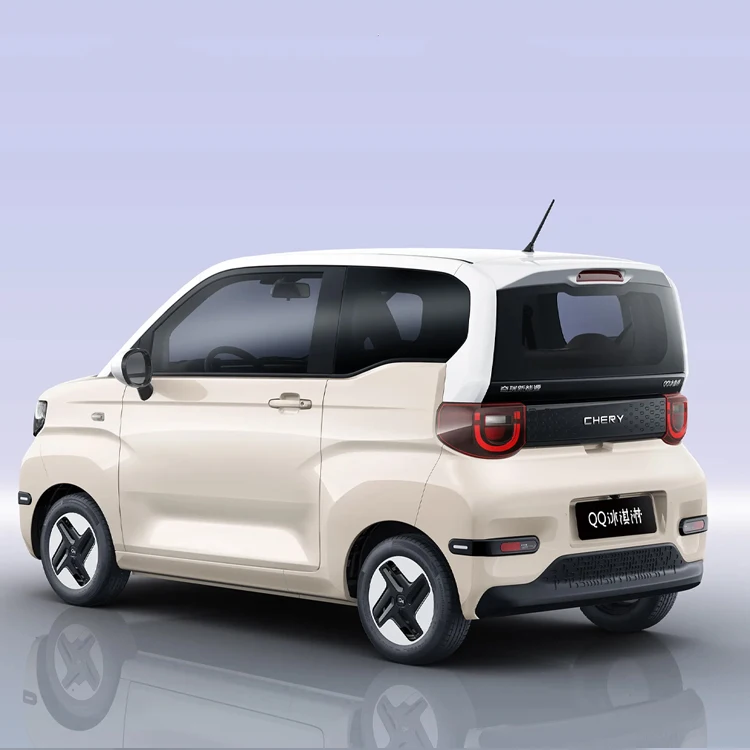 2023 New Car Chery QQ Ice Cream EV 3 door 4 seat Hatchback Long Range 120KM Mini ELectric Cars Chery QQ Ice Cream factory