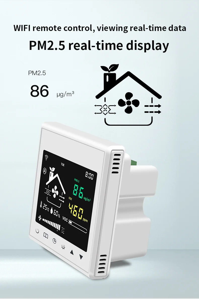 Heat Energy Recovery Ventilator, ABS Plastic, G5 - detail 8