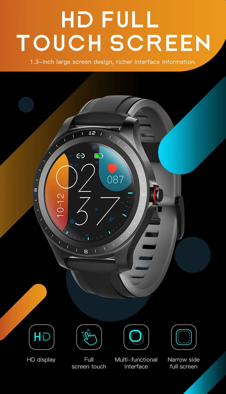 Reloj Inteligente A380 Completamente Táctil,Pulsera Con  Bluetooth,Resistente Al Agua,Control Del Ritmo Cardíaco,Presión  Arterial,Oxígeno En Sangre,Ejercicio - Buy Ip67 Ip68 4g Inteligente Reloj  Con Pantalla Redonda Hombres Y Mujeres Smartwatch,Deporte 
