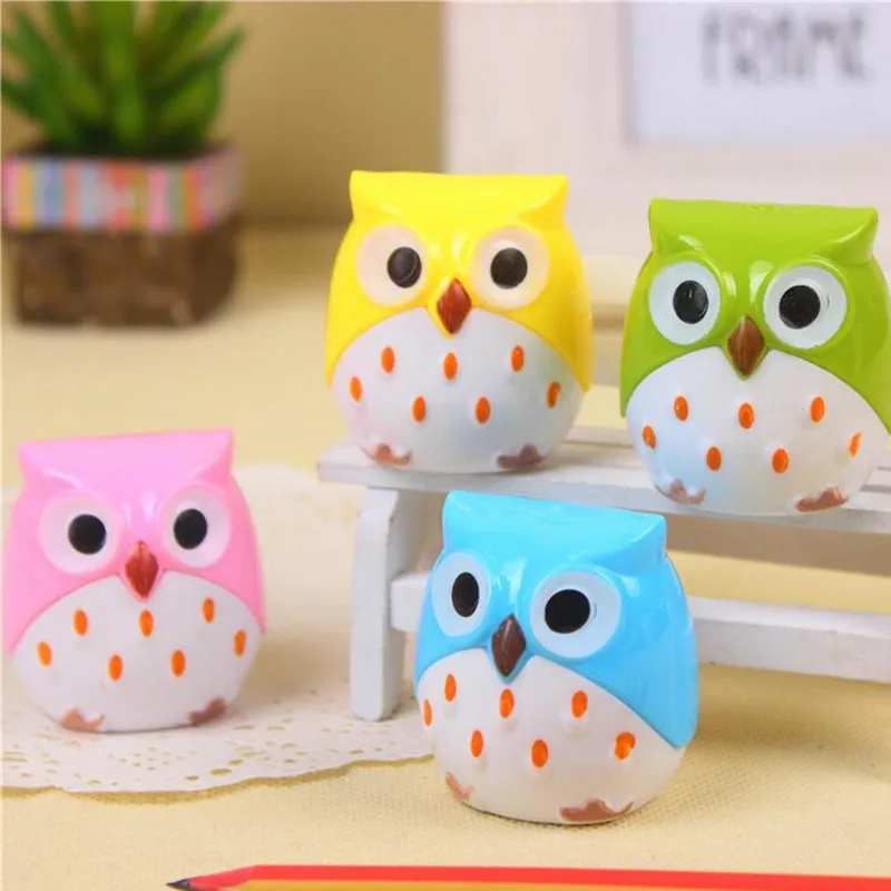 Точилка для карандашей в виде милой совы для детей, милые Креативные канцелярские товары, подарок, Детские офисные и школьные принадлежности