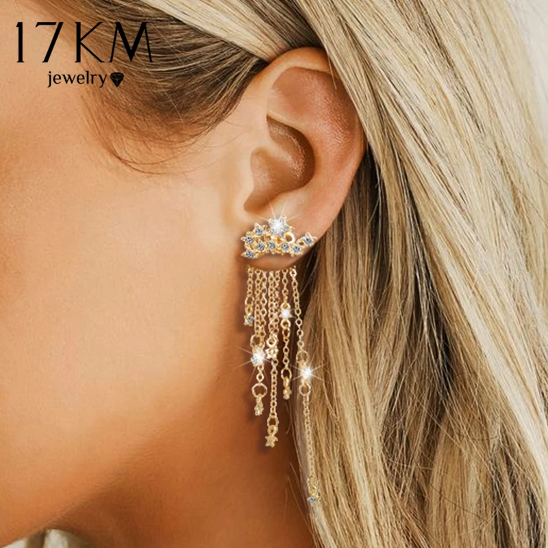 Bohemian Star Tassel Drop Earring Elegant Crystal Star Asymmetric Long Dangle Earrings For Women Party Wedding Buy Dangle Cross Earrings Crystal Star Dangle Earrings Women Wedding Earrings Product On Alibaba Com