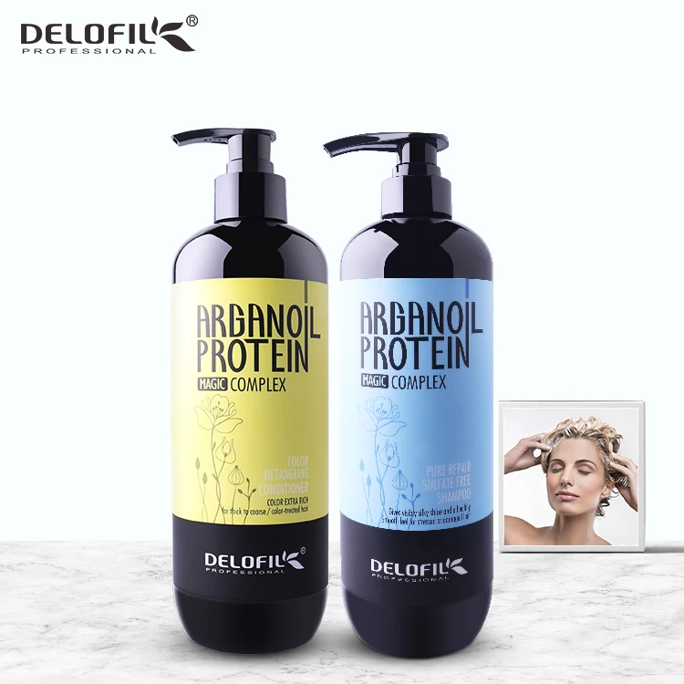 DELOFIL Color Detangling Deep Hydrating Conditioner Moisture Argan Oil Hair Conditioner for Daily Use