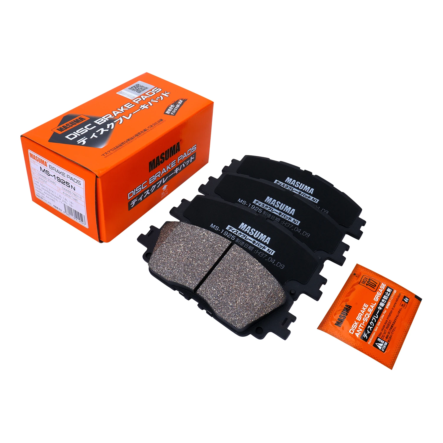 MASUMA Ceramic Brake Pads - Reliable Performance for LEXUS & TOYOTA