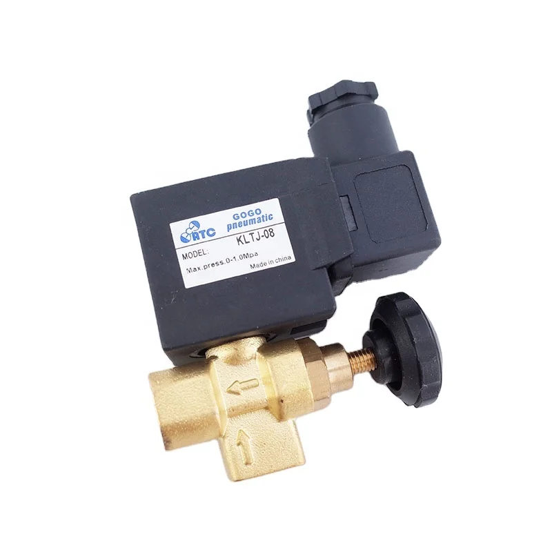 GOGO High Quality ATC 3/4 BSP 12V 24V DC AC220V Orifice 20mm NC 5404-06 Brass Valve