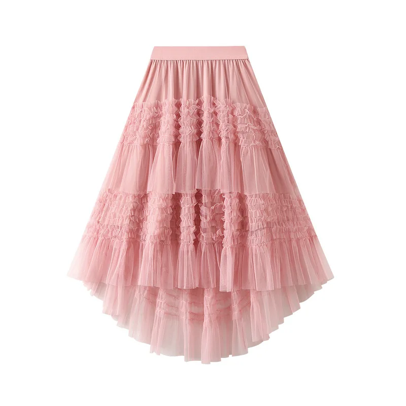 Irregular Mesh Cake Skirt| Alibaba.com