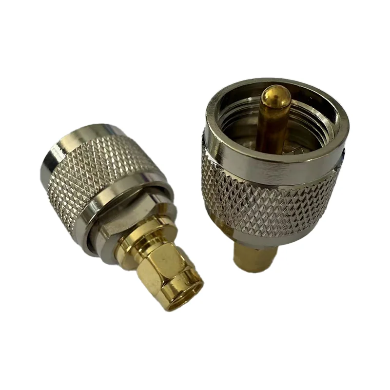 Good Performance SMA/UHF-JJ Adapter Connector SMA Male to UHF Male Adapter Connector