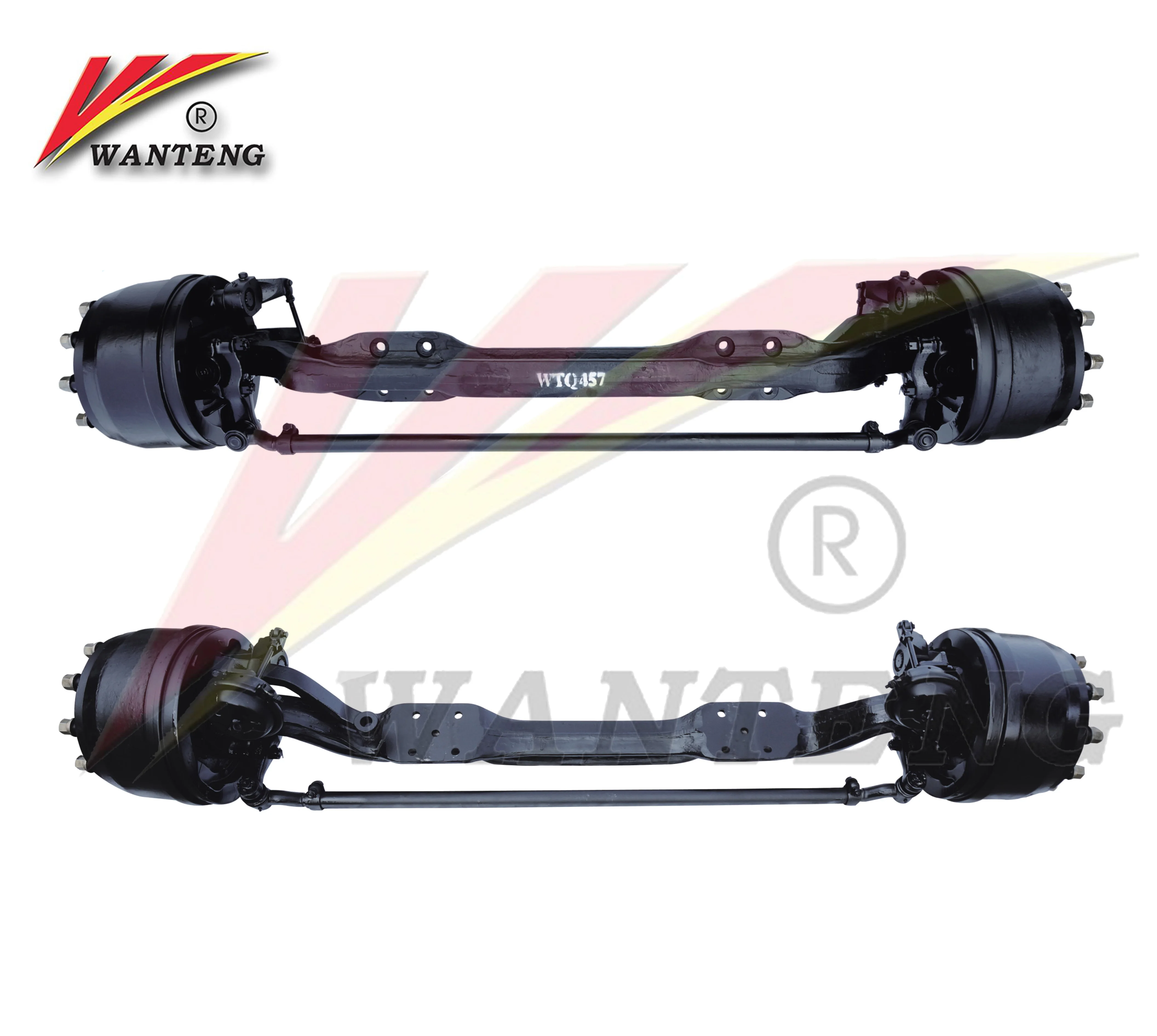 Made in China Factory Direct Supply Light Duty Trailer Axles Truck Front Steering Axle