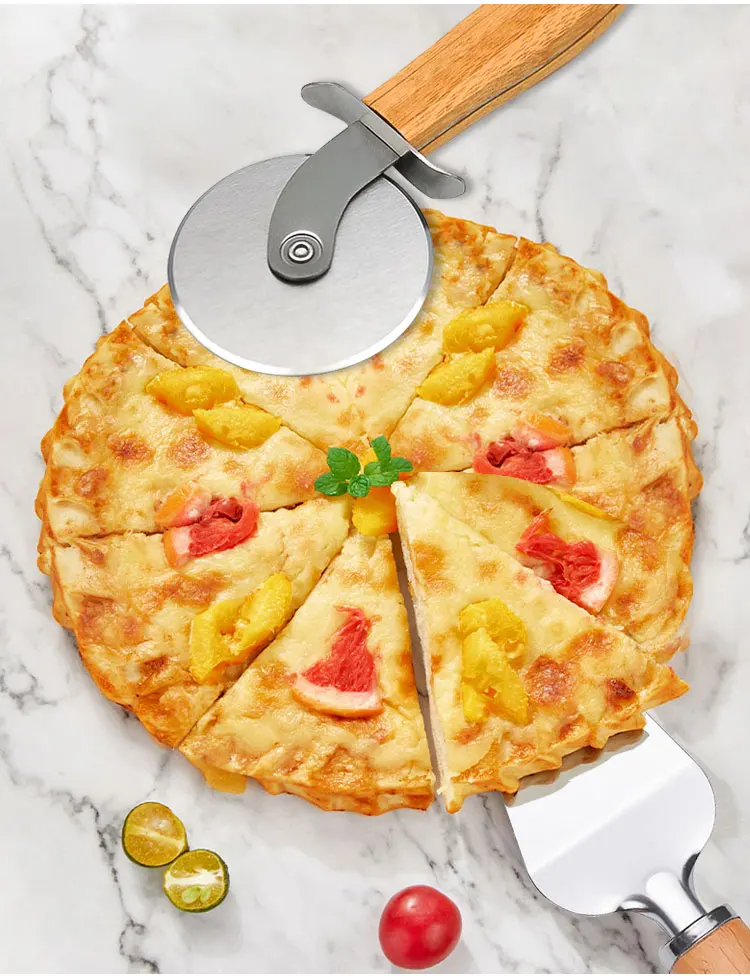 Pizza Stone Set 6 Pcs,12" Pizza Stone For Grill And Oven With 12 Inch