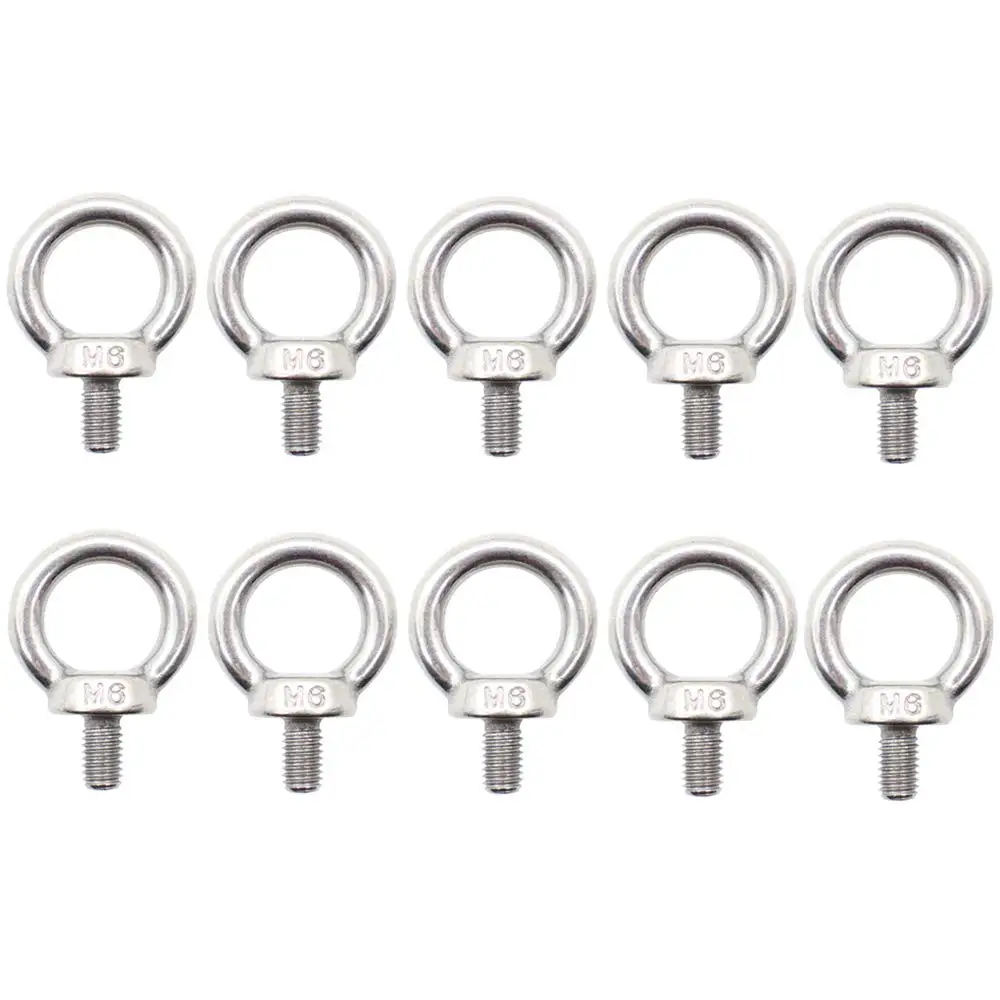 High Polished Stainless Steel Type 316 5/8" X 11/16" Eye Bolt For M2