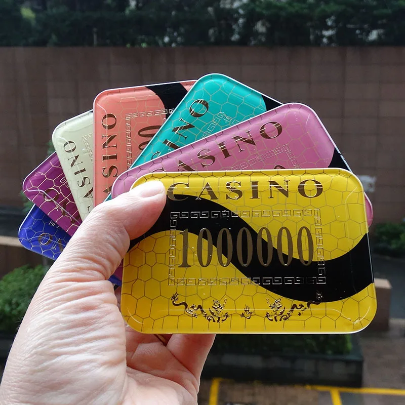 Poker Chips With Number Texture Patterns,Antifake Poker Chips Round