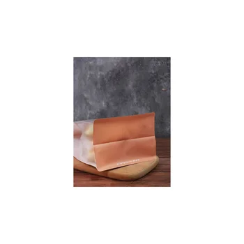 Eight Side Seal White Bread Loaf Bags Greaseproof White Kraft Paper Toast Bread Bag With Plastic Viewing Window