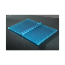 Six wall diamond type clear polycarbonate sheet U-locking Polycarbonate Sheet for roofing