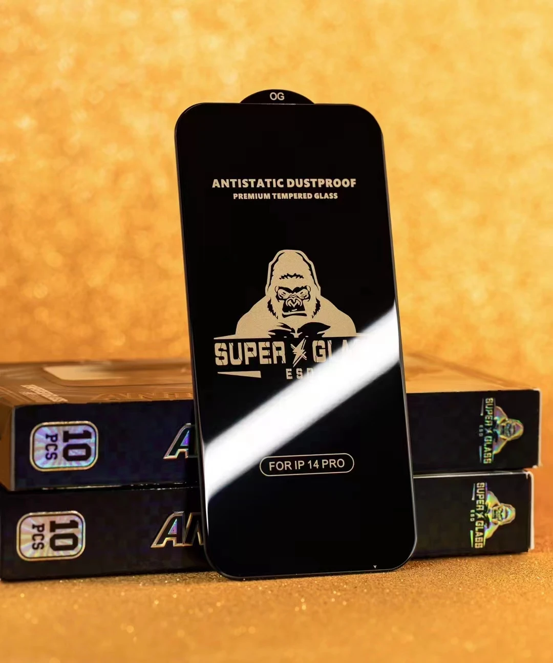 ESD Gorilla Supper Glass - Clear Anti-Static Tempered-Glass