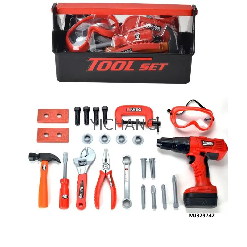 Хит продаж 22 шт. детский набор инструментов с молотком