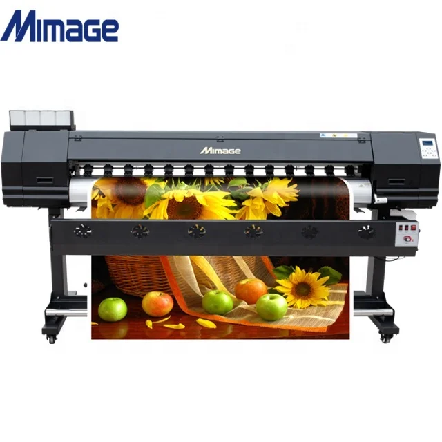 Mimage Cheapest 1.8m 5/6ft Large Format Eco Solvent Flex Banner Vinyl Printing Plotter and Sublimation Jersey Printer