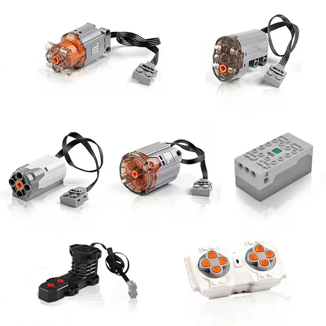 2023 Hot Wholesale Building Block Accessories Motor Battery Remote