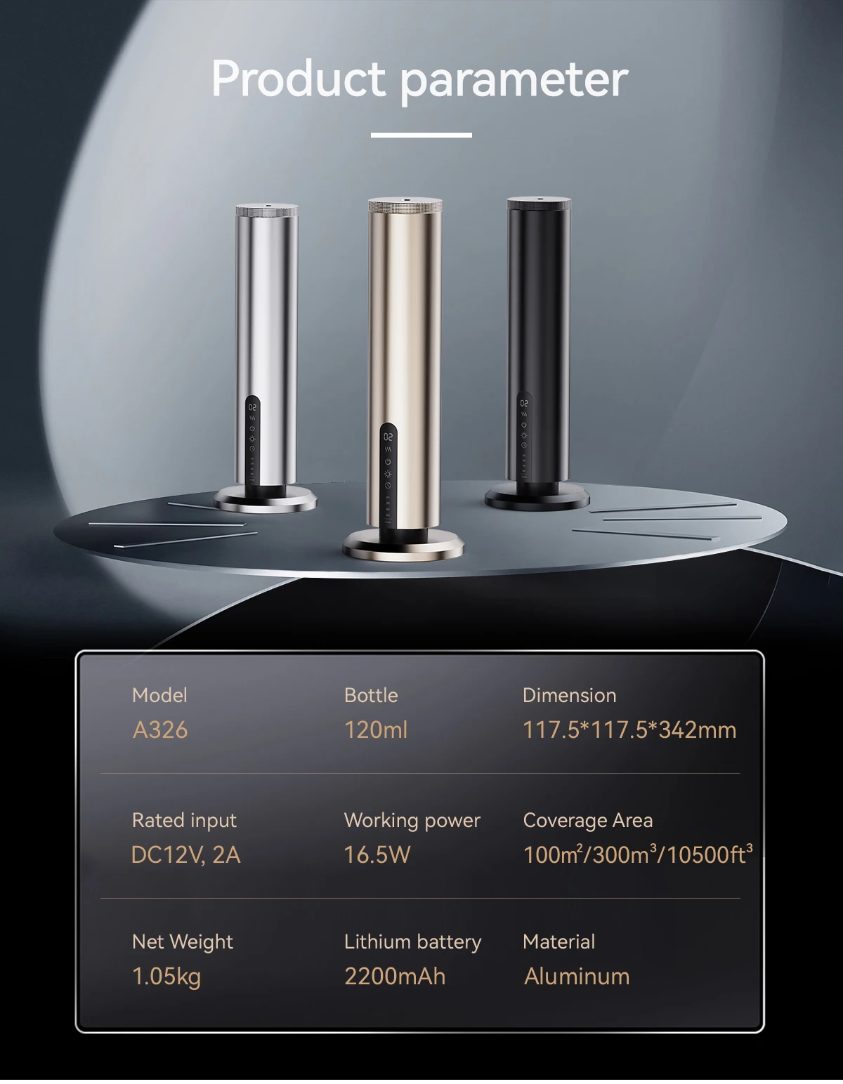 Rohs Diffuser SCENTA Wholesale Aromatherapy Tower Diffuser Ce Rohs Bluetooth Control ...