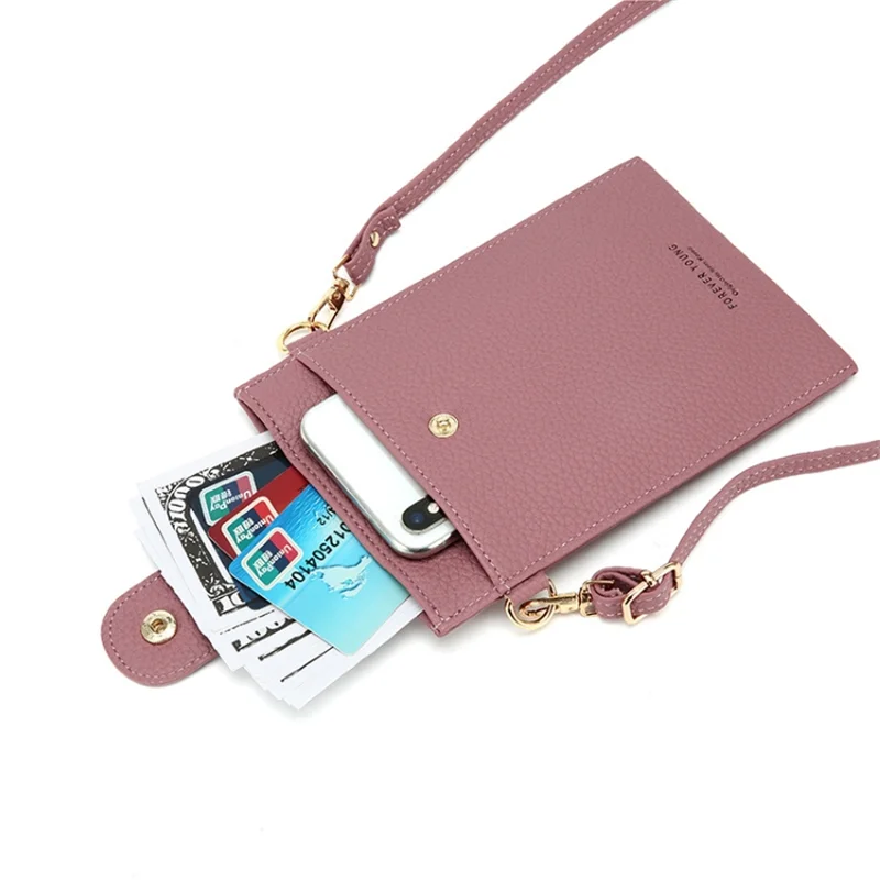 Lightweight Crossbody Cell Phone Purse For Women Ladies Genuine Leather