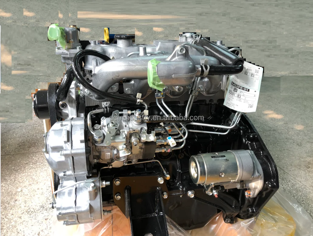 Genuine Isuzu 72KW 4JG2 Engine for Excavators & Power Generation