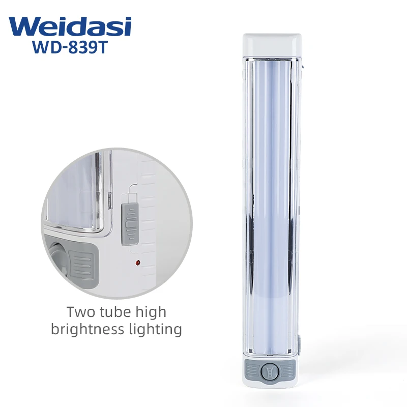 Stand or Hold Hotel Lamp Portable Emergency Light Led Rechargeable Emergency Lamp for Sale