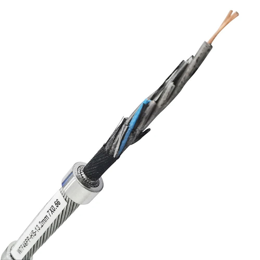 Monoconductor 1 3 4 7 Conductor 5/16 3/16 3/8 Inch Geophysical Armoured Borehole Oil Gas Well Logging Cable